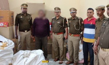 छः कुंतल 20 किलो अवैध पटाखे के साथ एक गिरफ्तार