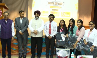 अंतर्राष्ट्रीय कंपनियों पर केस स्टडी प्रतियोगिता में यति वार्ष्णेय की टीम प्रथम 