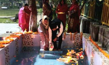 अरावली अपार्टमेंट में बहुत ही धूमधाम से मनाई गई देव दीपावली