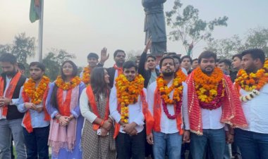 डूसू इ.सी. चुनाव में एबीवीपी की ऐतिहासिक जीत, कुल 11 में से 8 सीटों पर जीत की दर्ज