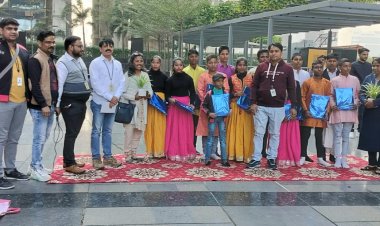 संस्कार केंद्र स्कूल के बच्चों ने प्रस्तुत किया नाटक वृक्ष मत काटिए