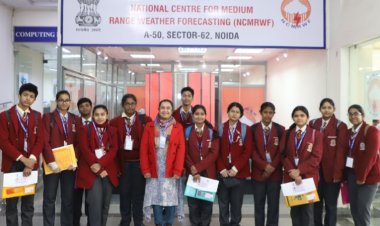 भारत अंतर्राष्ट्रीय विज्ञान महोत्सव 2023: छात्रो को मौसम पूर्वानुमान की प्रणाली से कराया गया अवगत