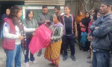 इथोमार्ट चैरिटेबल ट्रस्ट ने दिए ग्रेटर नोएडा वेस्ट के मज़दूरो को कंबल