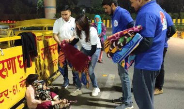 चैलेंजर्स ग्रुप ने सूद चैरिटी फाउंडेशन के सहयोग से 1200 बेसहारा लोगों को बाँटे कम्बल