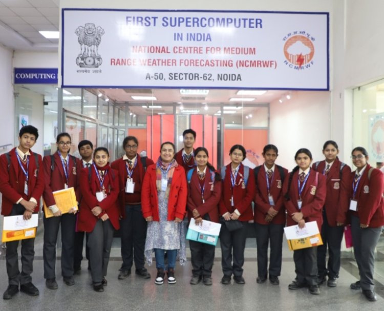 भारत अंतर्राष्ट्रीय विज्ञान महोत्सव 2023: छात्रो को मौसम पूर्वानुमान की प्रणाली से कराया गया अवगत