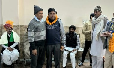 गिझोड गांव में किसान एकता संघ ने किया संगठन विस्तार