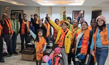 श्री राम जन्मभूमि पूजित अक्षत को लेकर नोएडा में उत्साह 