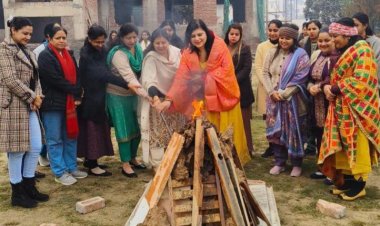 एसजीआई नोएडा ने सांस्कृतिक कार्यक्रमों के साथ मनाई लोहड़ी और मकर संक्रांति