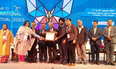 इंडिया इंटरनेशनल साइंस फेस्टीवल 2023 में एमिटी विश्वविद्यालय को जूरी स्पेशल मेंशन अवार्ड से किया सम्मानित