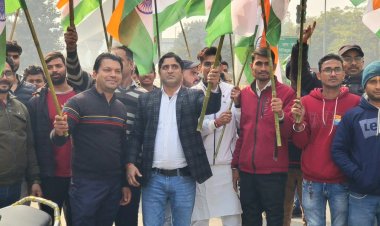 भारतीय किसान यूनियन (इंडिया) ने मनाया गणतंत्र दिवस, निकाली तिरंगा यात्रा