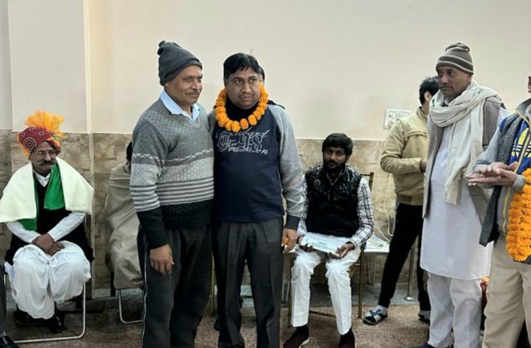 गिझोड गांव में किसान एकता संघ ने किया संगठन विस्तार