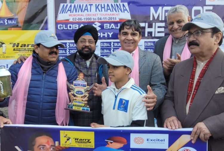 मन्नत खन्ना अंडर-14 टूर्नामेंट के लीग मैच में बॉस्को क्रिकेट अकादमी की टीम ने 4 विकेट से जीता मैच