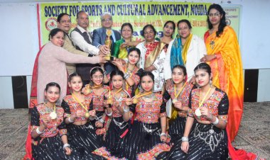 ज्ञान सागर पब्लिक स्कूल ने जीती नोएडा बसंत महोत्सव 2024 की ट्रॉफी, 15 स्कूलों ले लिया था भाग