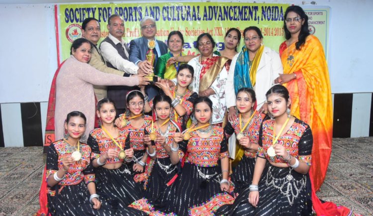 ज्ञान सागर पब्लिक स्कूल ने जीती नोएडा बसंत महोत्सव 2024 की ट्रॉफी