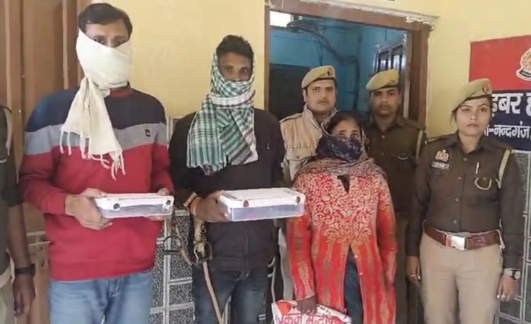 सपा नेता अमलधारी यादव के हत्या में शामिल महिला समेत दो आरोपी गिरफ्तार