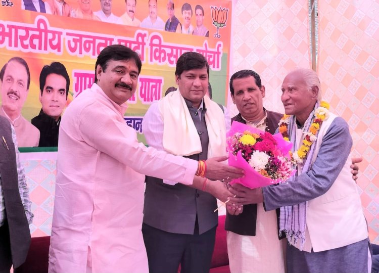 ग्राम अलवरदीपुर में हुआ 'ग्राम परिक्रमा यात्रा' का आयोजन