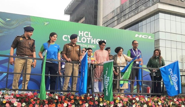 एचसीएल साईक्लोथॉन 2024 में 23 भारतीय राज्यों के 2500 साईकल चालकों ने हिस्सा लिया