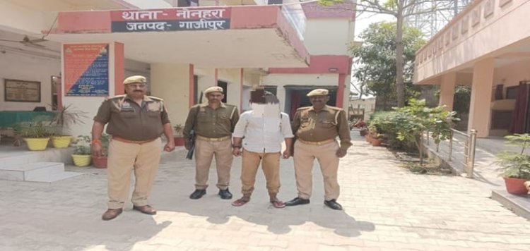 दस लीटर कच्ची शराब के साथ तस्कर गिरफ्तार