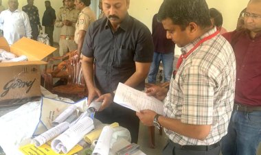 मनीष कुमार वर्मा ने फूल मंडी फेस-2 पहुंचकर निर्वाचन हेतु तैयार की गई लेखन सामग्री का किया निरीक्षण