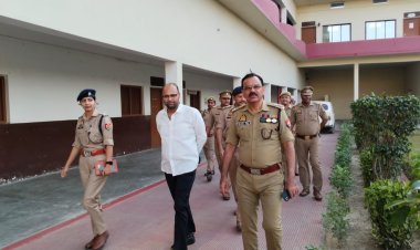 लोक सभा चुनाव के तैयारियों में जुटा जिला प्रशासन, एसपी ने किया स्थलीय निरीक्षण