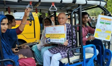 दिव्यांग और बुजुर्गो के लिए चैलेंजर्स ग्रुप ने चलाए निशुल्क ई-रिक्शे