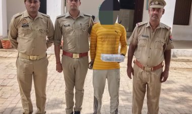 तमंचा और कारतूस के साथ अभियुक्त को बिरनो पुलिस ने किया गिरफ्तार