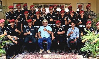 सुदर्शन चक्र के मैदान में भारतीय जवानों की रक्षा करने पहुंचे हेलमेट मैन ऑफ इंडिया