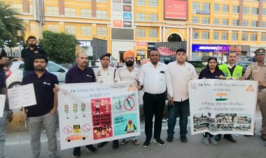 7X वेलफेयर टीम ने चलाया दुर्घटना मुक्त नोयडा अभियान