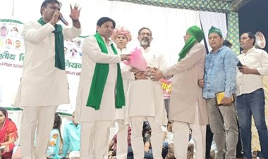 भाकियू मंच ने किया उ0प्र0 कार्यालय का उद्घाटन व सम्मान समारोह