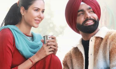 एमी विर्क, सोनम बाजवा ने अपनी टीम के साथ मुंबई में अपने क्रॉस कल्चरल पंजाबी - हरियाणवी कॉमेडी एंटरटेनर कुड़ी हरियाणे वल दी / छोरी हरियाणे आली का ट्रेलर लॉन्च किया