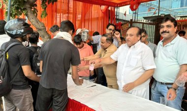 श्रीराम मित्र मंडल ने निर्जला एकादशी पर्व पर वितरण किया मीठा जल