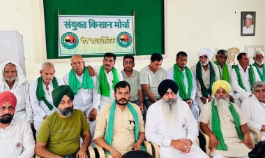 किसानों ने नारनौंद तहसील में प्रशासन के खिलाफ करी नारेबाजी, मांगें पूरी न होने पर बड़े आंदोलन की दी चेतावनी