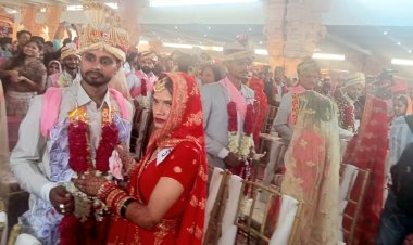 25वां प्रजापति सामूहिक विवाह समारोह में 21 कन्याओं का विवाह धूमधाम से संपन्न