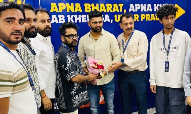 इंटरनेशनल कबड्डी खिलाड़ी प्रदीप नरवाल ने स्टेडियम पहुंचकर लीग को सपोर्ट किया 