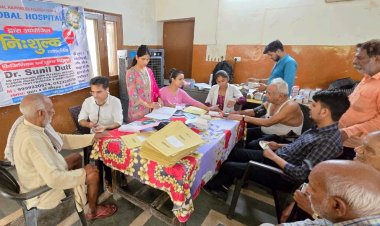 आवासीय वृद्ध आश्रम में ग्लोबल हैप्पीनेस फाउंडेशन ने लगाया निशुल्क हेल्थ चेकअप कैम्प