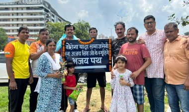 ग्रेटर नोएडा वेस्ट को हरा-भरा रखने के लिए सामाजिक संगठन नेफोवा फाउंडेशन ने किया वृक्षारोपण