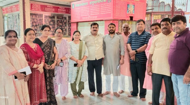 श्री हनुमान मंदिर समिति का चुनाव 2024-2026 निर्विघ्न संपन्न