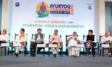 आयुर्योग एक्सपो 2024 : राज्य मंत्री मंत्री बृजेश सिंह ने किया उद्घाटन