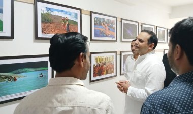 एनएमसी फोटो प्रदर्शनी के तीसरे दिन शहरवासियों ने उठाया कला का आनंद
