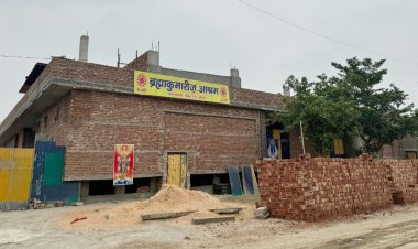 नोएडा में आश्रम के नाम पर किसान की जमीन पर कर लिया अवैध कब्जा