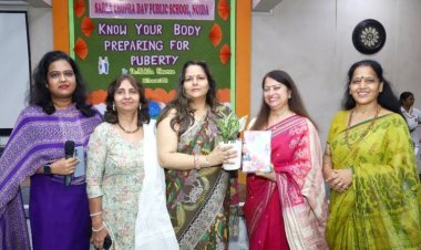 10 से 14 साल की छात्राओं के लिए पुबेरिटी पर हुई एक़ विशेष कार्यशाला