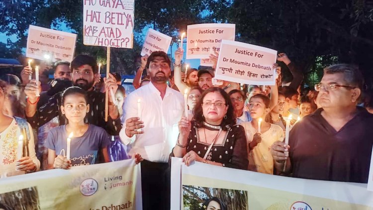 युवा शक्ति का शक्तिशाली प्रदर्शन: चुपी तोड़ो, हिंसा रोको