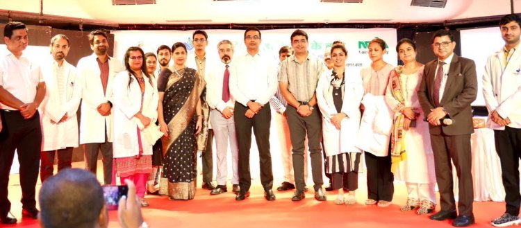 फेलिक्स हॉस्पिटल द्वारा आयोजित मेगा हेल्थ चेकअप कैम्प का नोएडा सीईओ ने किया उद्घाटन