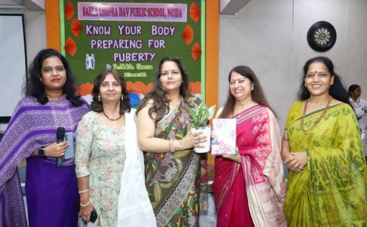 10 से 14 साल की छात्राओं के लिए पुबेरिटी पर हुई एक़ विशेष कार्यशाला
