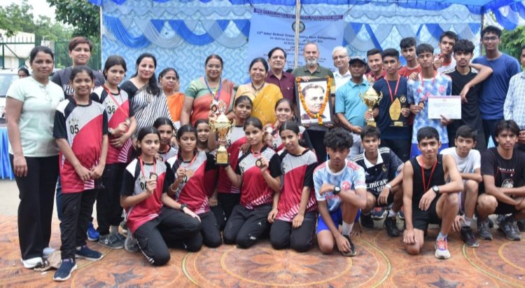 13वीं इंटर स्कूल क्रॉस कंट्री चैंपियनशिप में जिगिशा गुप्ता और आर्यवृत कश्यप बने चैंपियन