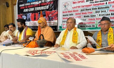 कुकी उग्रवादियों पर कठोर कार्रवाई करने की मांग की : मुन्ना कुमार शर्मा