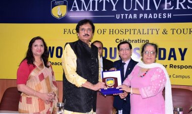 विश्व पर्यटन दिवस पर रीवा के महाराज पुष्पराज सिंह ने छात्रों को ‘पर्यटन और शांती’ पर दिया व्याख्यान