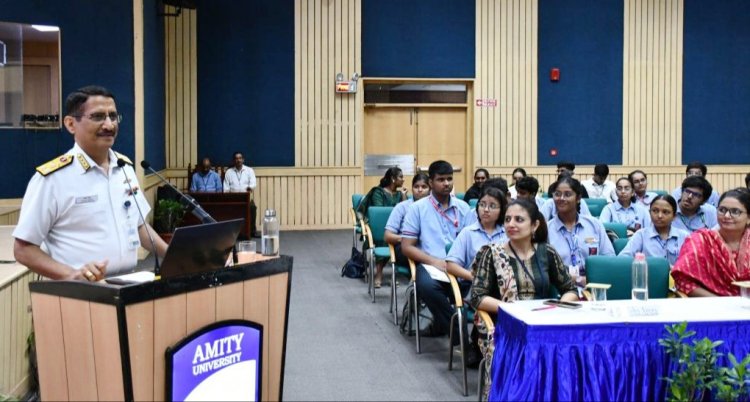 एमिटी विश्वविद्यालय द्वारा डिफेंस तकनीकी में अवसरों पर हुआ कैरियर जागरूकता कार्यक्रम