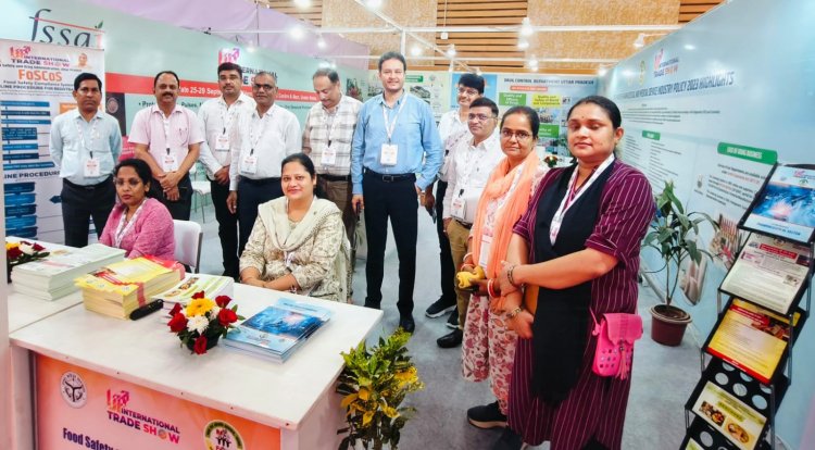 UPITS 2024: खाद्य सुरक्षा एवं औषधि प्रशासन उत्तर प्रदेश ने भी लिया भाग, लोगों को किया जागरूक