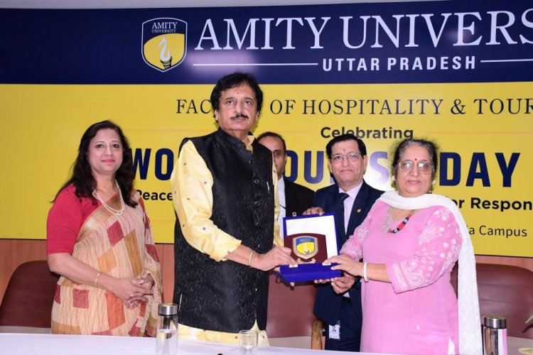 विश्व पर्यटन दिवस पर रीवा के महाराज पुष्पराज सिंह ने छात्रों को ‘पर्यटन और शांती’ पर दिया व्याख्यान